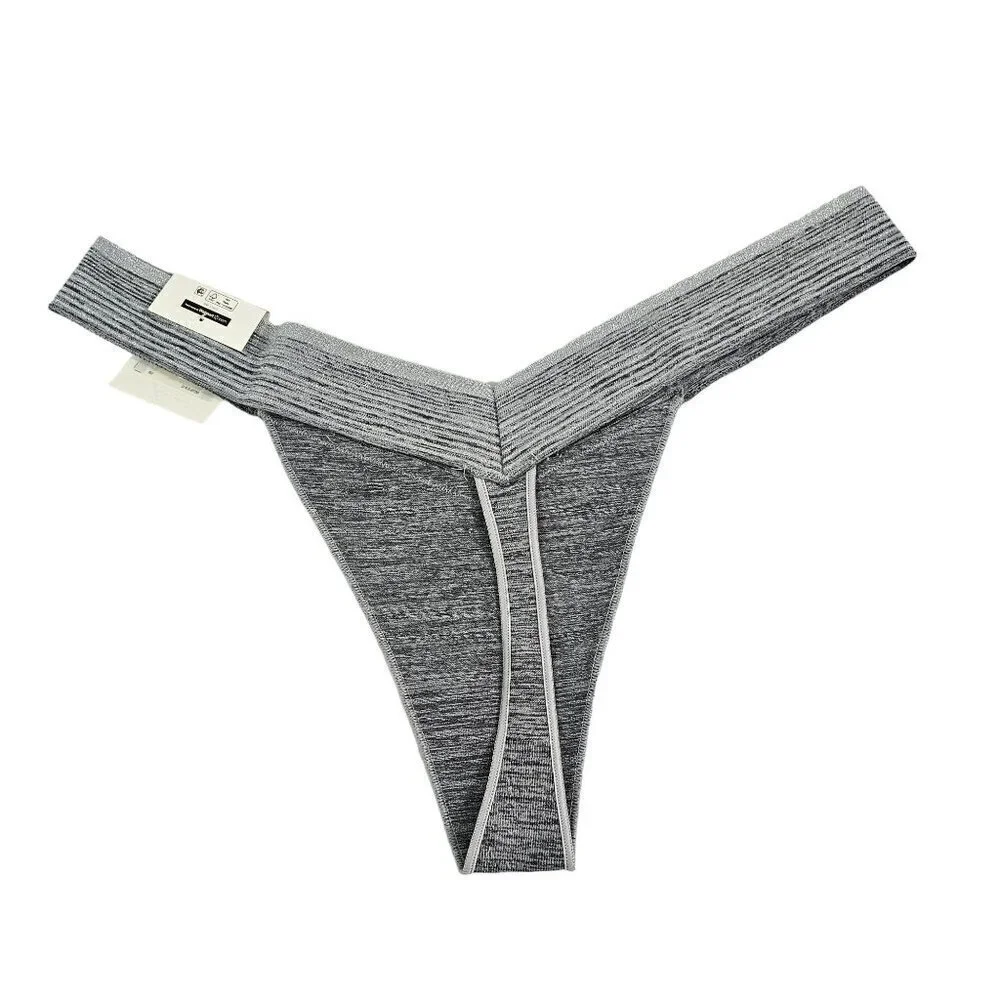 No Boundaries Women’s 3-Pack Multi-Color Seamless Lace Thong Panties – Size XXXL
